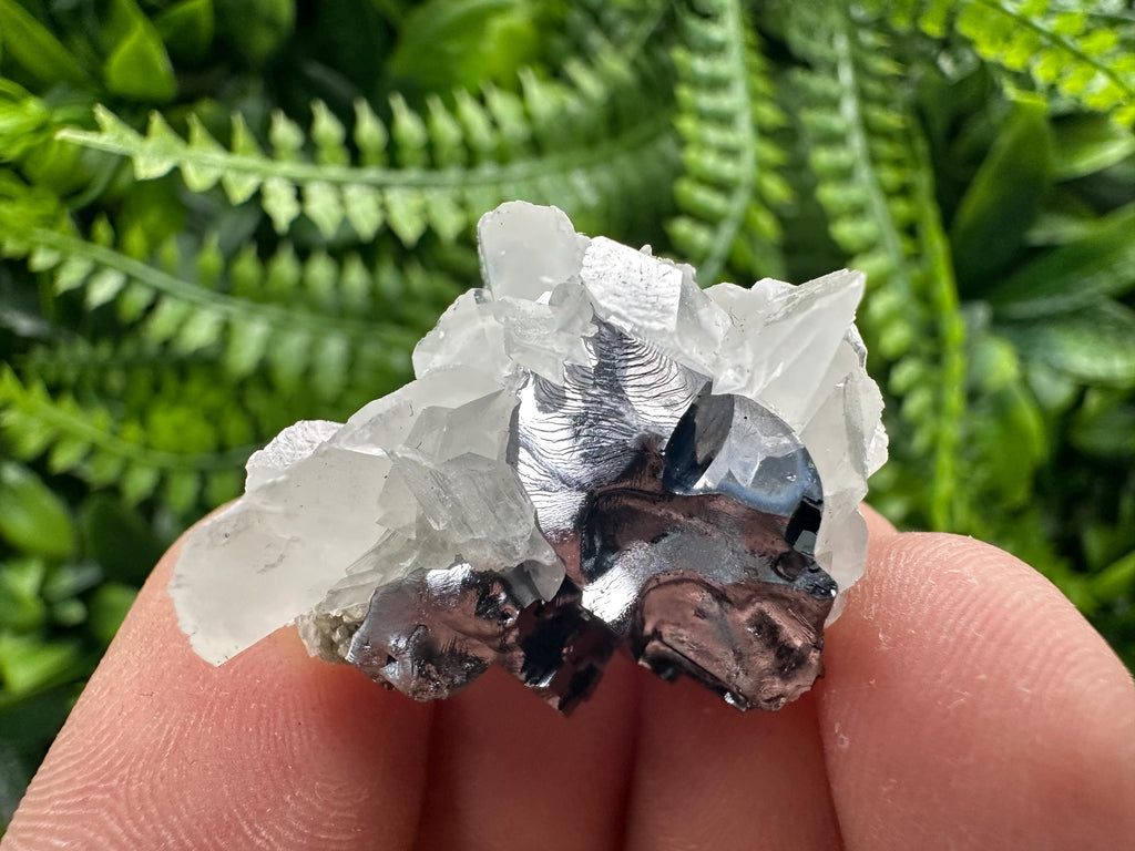 Quartz Galena Calcite Specimen: Borieva Mine, Bulgaria
