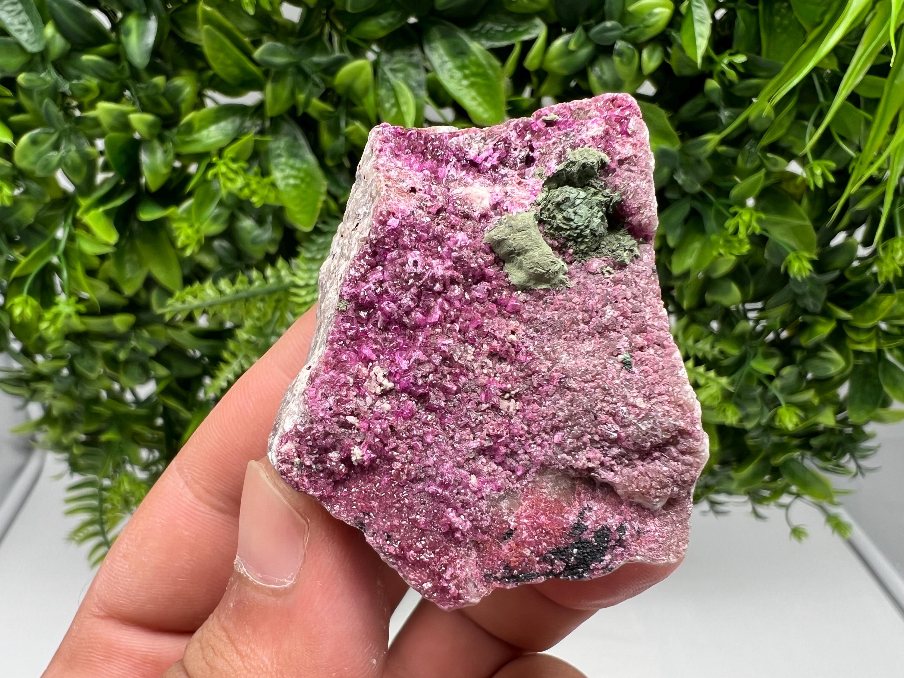 Cobalto Calcite Crystal: Congo Mineral Specimen, Pink Healing Stone