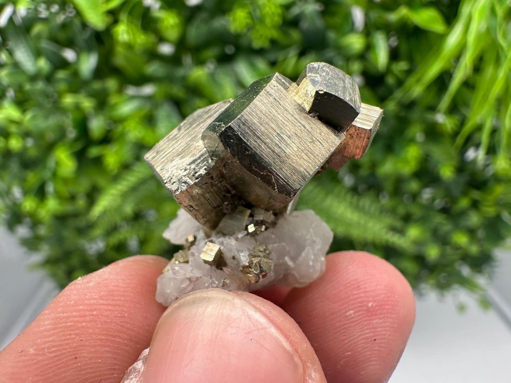 Wonderful Rainbow Pyrite whit Calcite,natural minerals souvenir Crystal,collection stone,rare minerals,home decor,Borieva Bulgaria