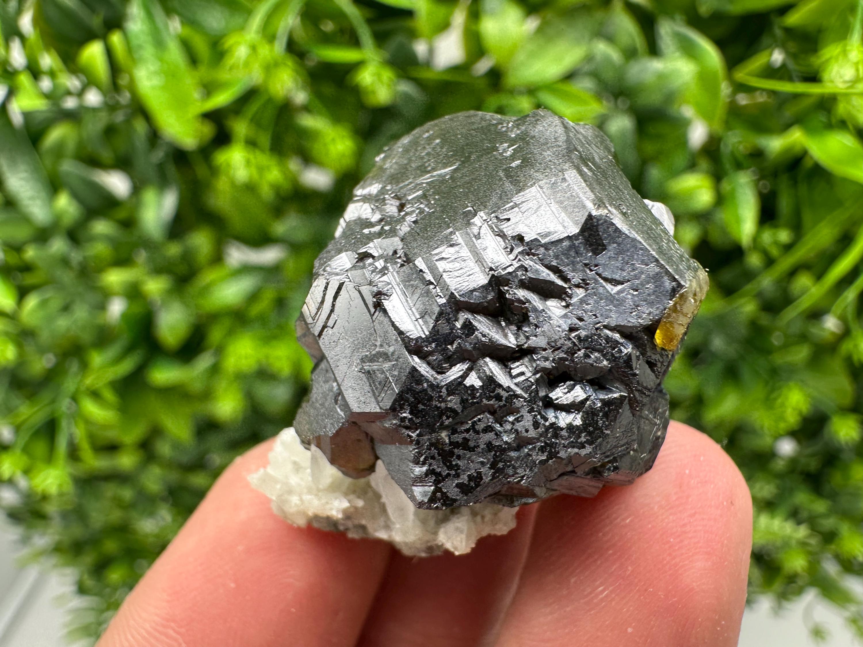 Cleiophane Sphalerite Gem, Rare Green Crystal Mineral Stone