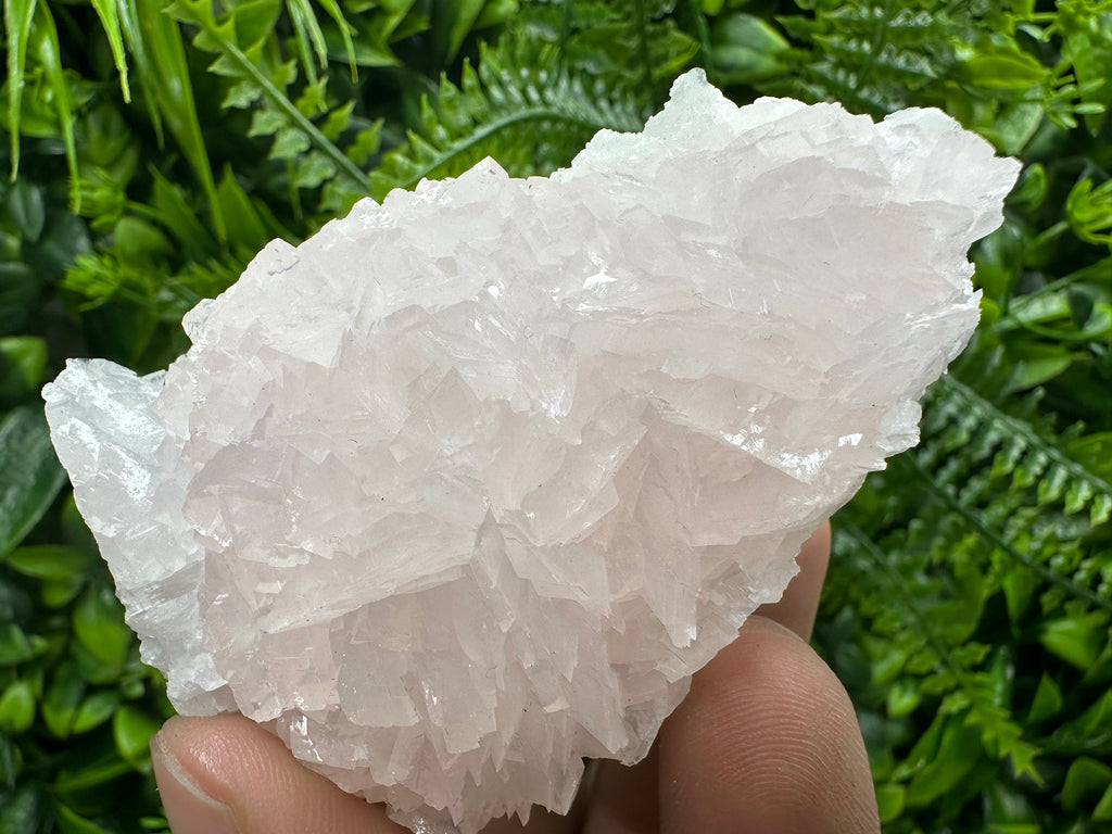 Fluorescent Mangano Calcite Specimen: Rhodopes, Bulgaria Mineral Decor