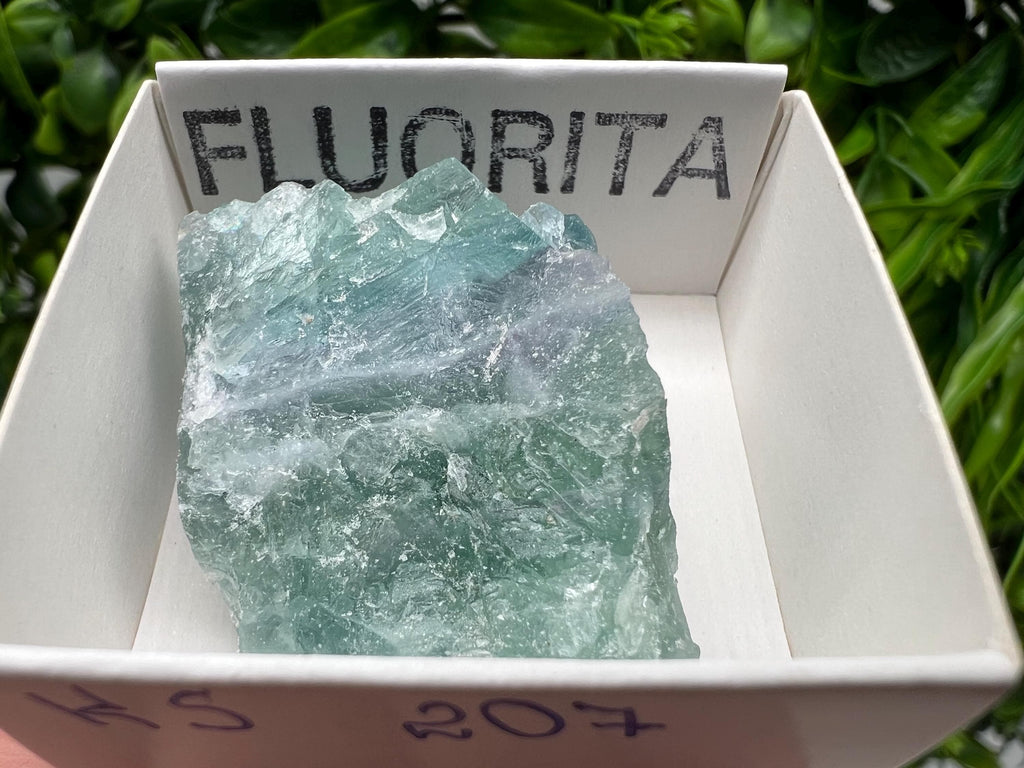 Rare Rainbow Fluorite Cube: Raw Crystal from Mexico, Vintage Meditation Stone