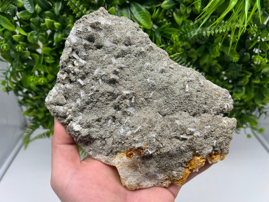 Barite Marcasite Cluster on Chalcedony, Androvo Mine, Bulgaria