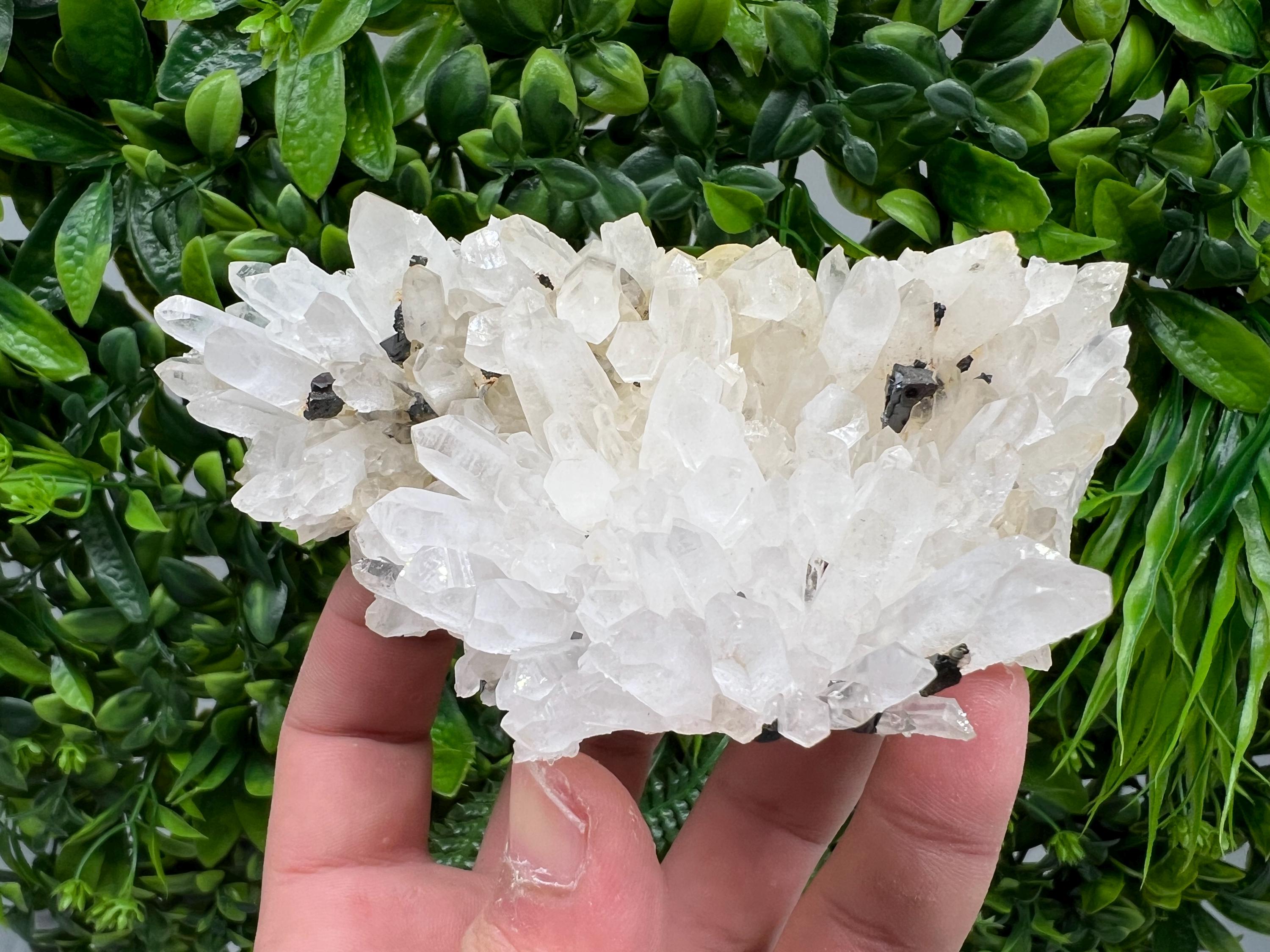 Stunning Quartz covered whit iron oxide limonite natural minerals souvenir crystal home decor stone collection minerals 9 th September mine
