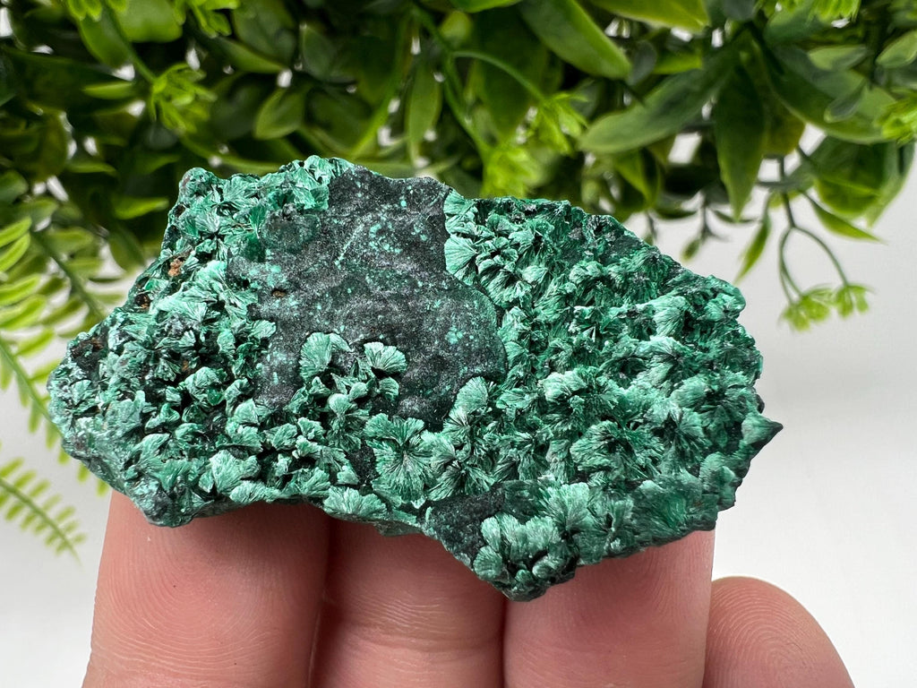 Green Polished Malachite Crystal, Congo Minerals, Chakra Stone