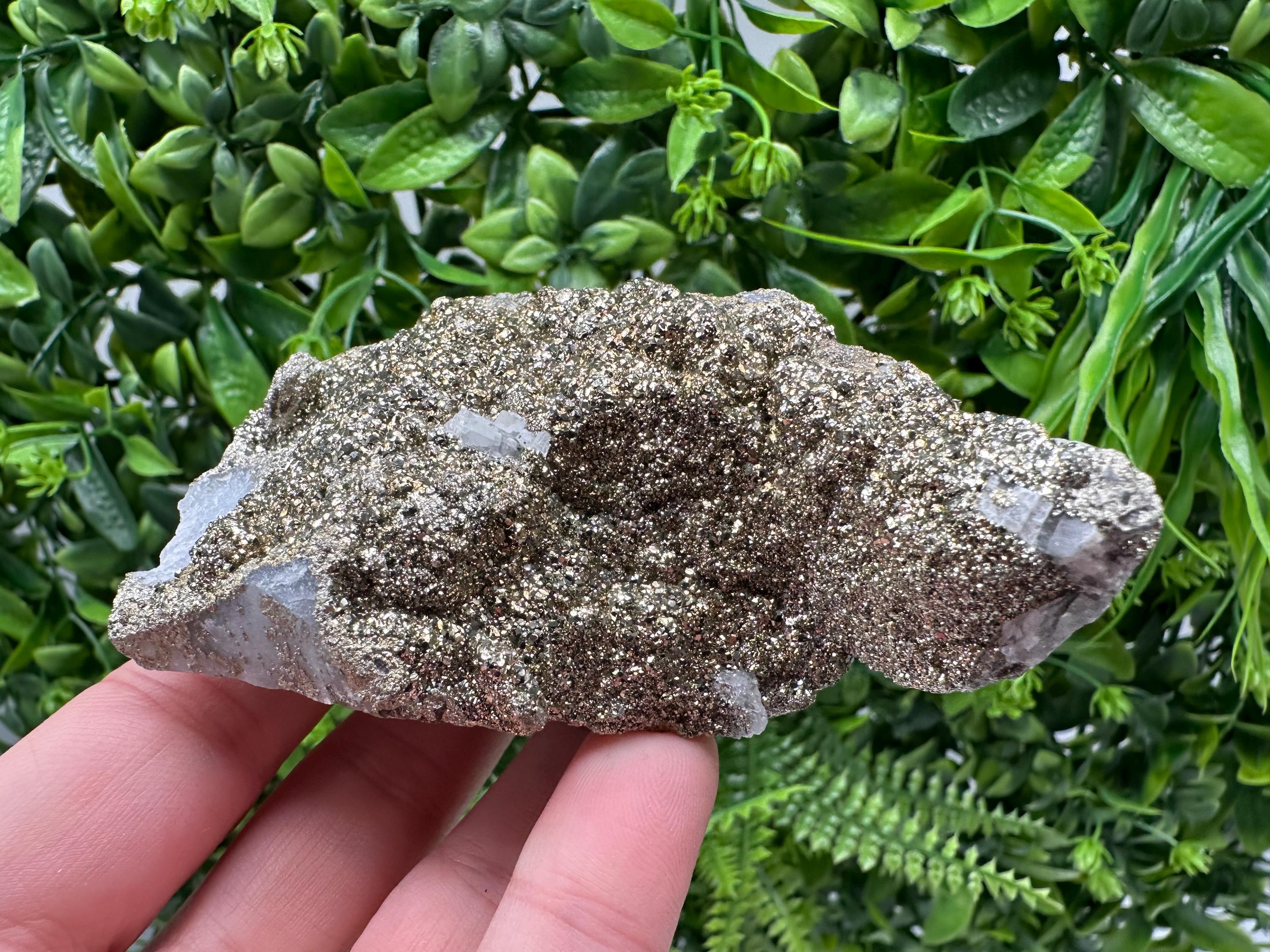 Marcasite Cluster on Chalcedony, Bulgaria Mineral Specimen