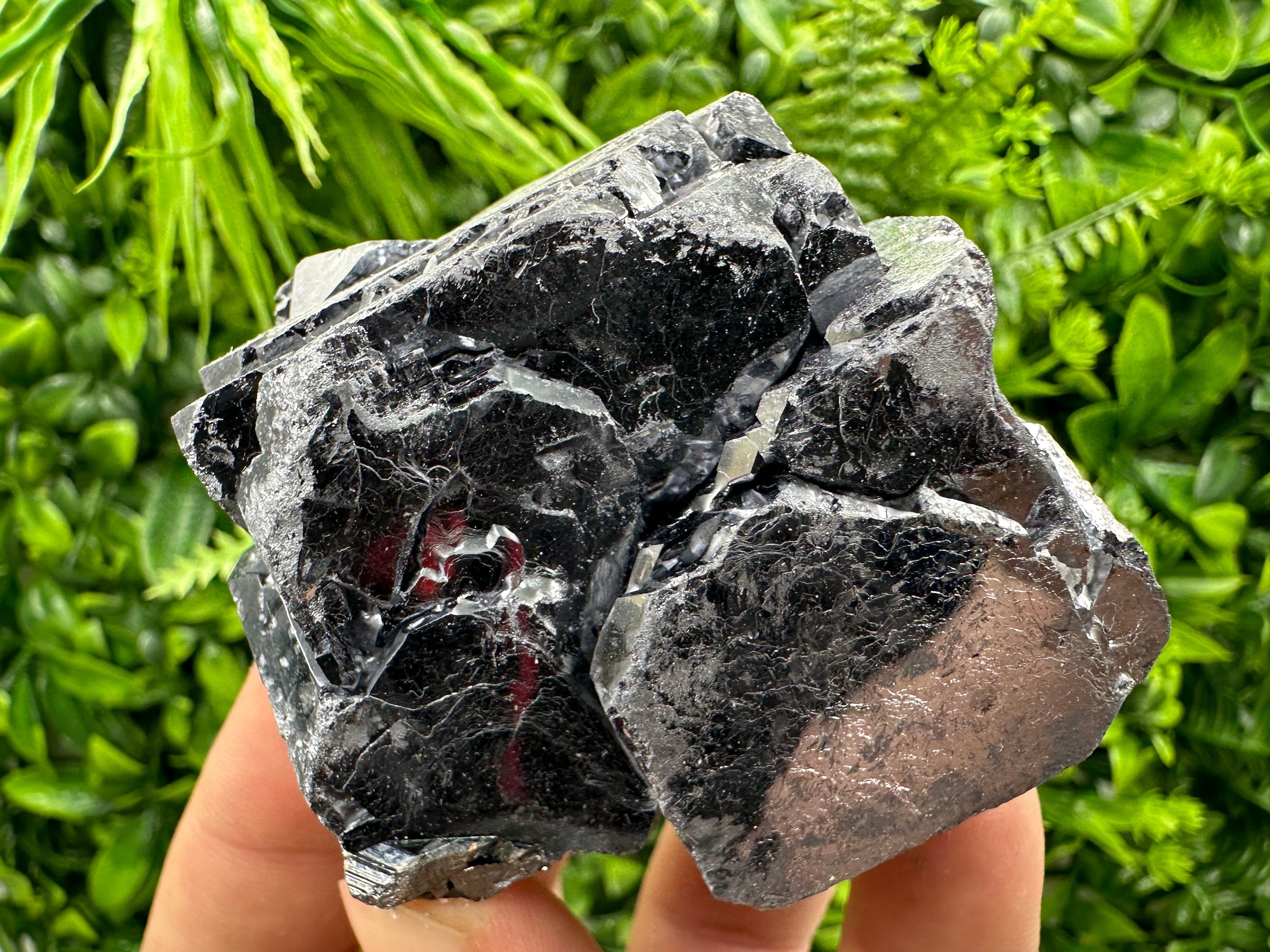 Mirror Galena Crystal: Natural Mineral Specimen, Bulgaria
