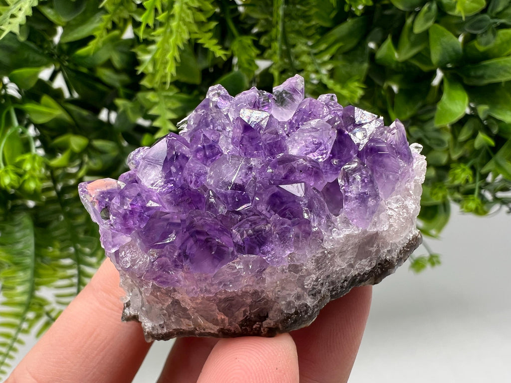Uruguay Amethyst Crystal: Purple Quartz Phantom - Home Decor