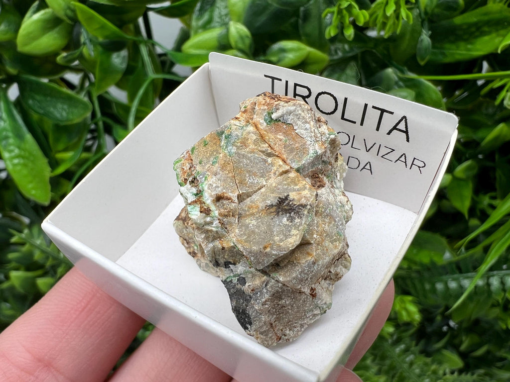Rare Raw Tirolite Specimen: Granada Spain Mineral Collection (3.5/3 cm)