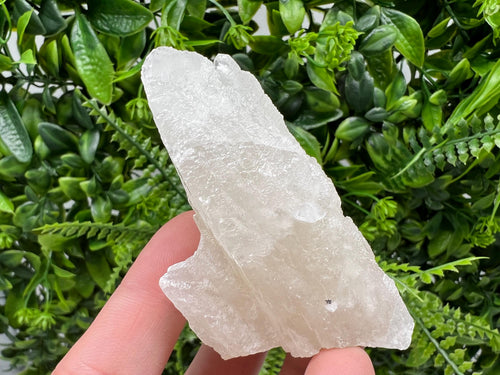 Calcite on Green Quartz: Djurcovo Mine, Bulgaria Healing Crystal
