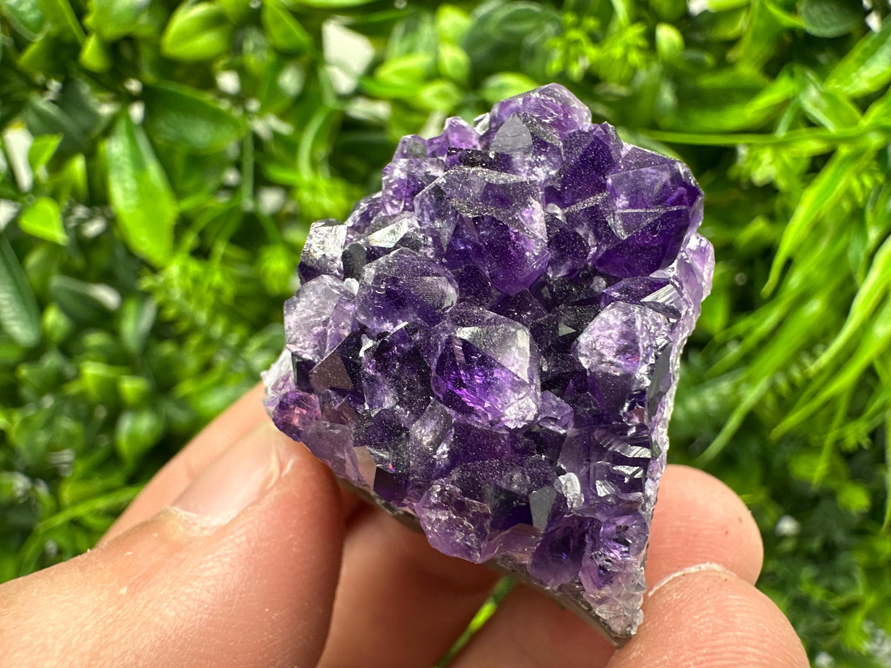 Uruguay Amethyst Cluster: Purple Quartz Crystal, Home Decor