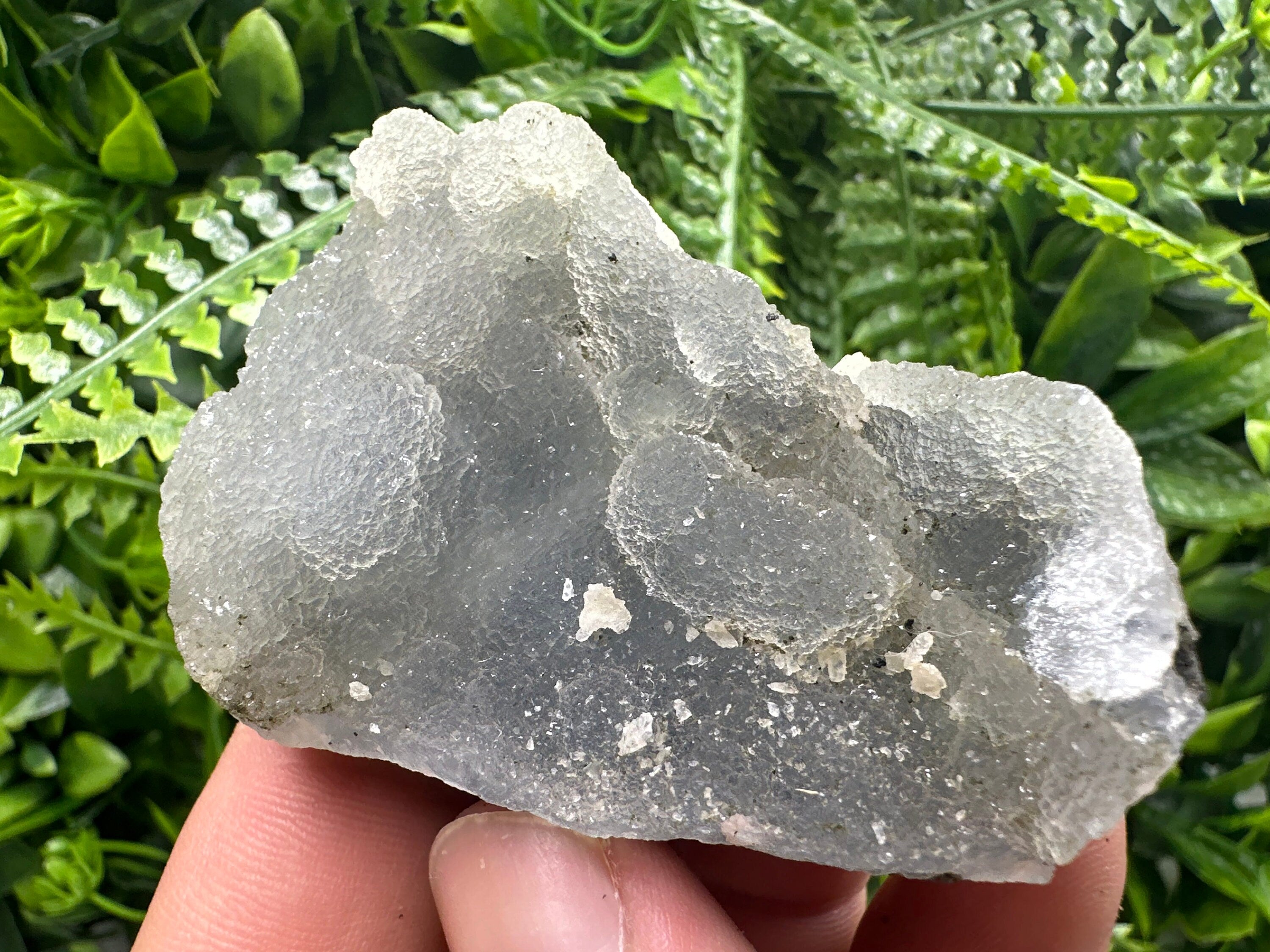 Natural Chalcedony Specimen: India Crystal Stone, Home Decor
