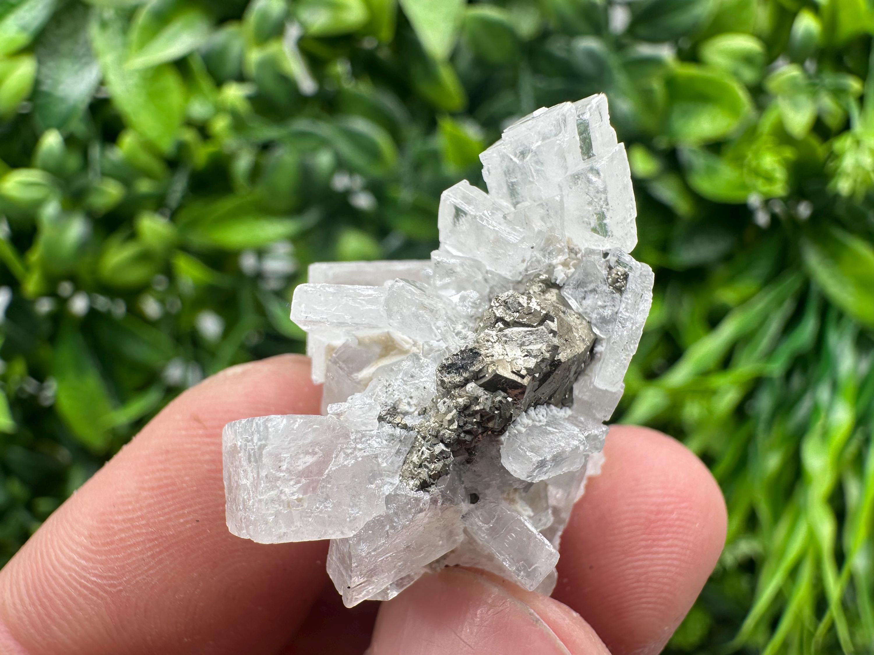 Barite Marcasite Cluster on Chalcedony, Bulgaria Mineral Specimen
