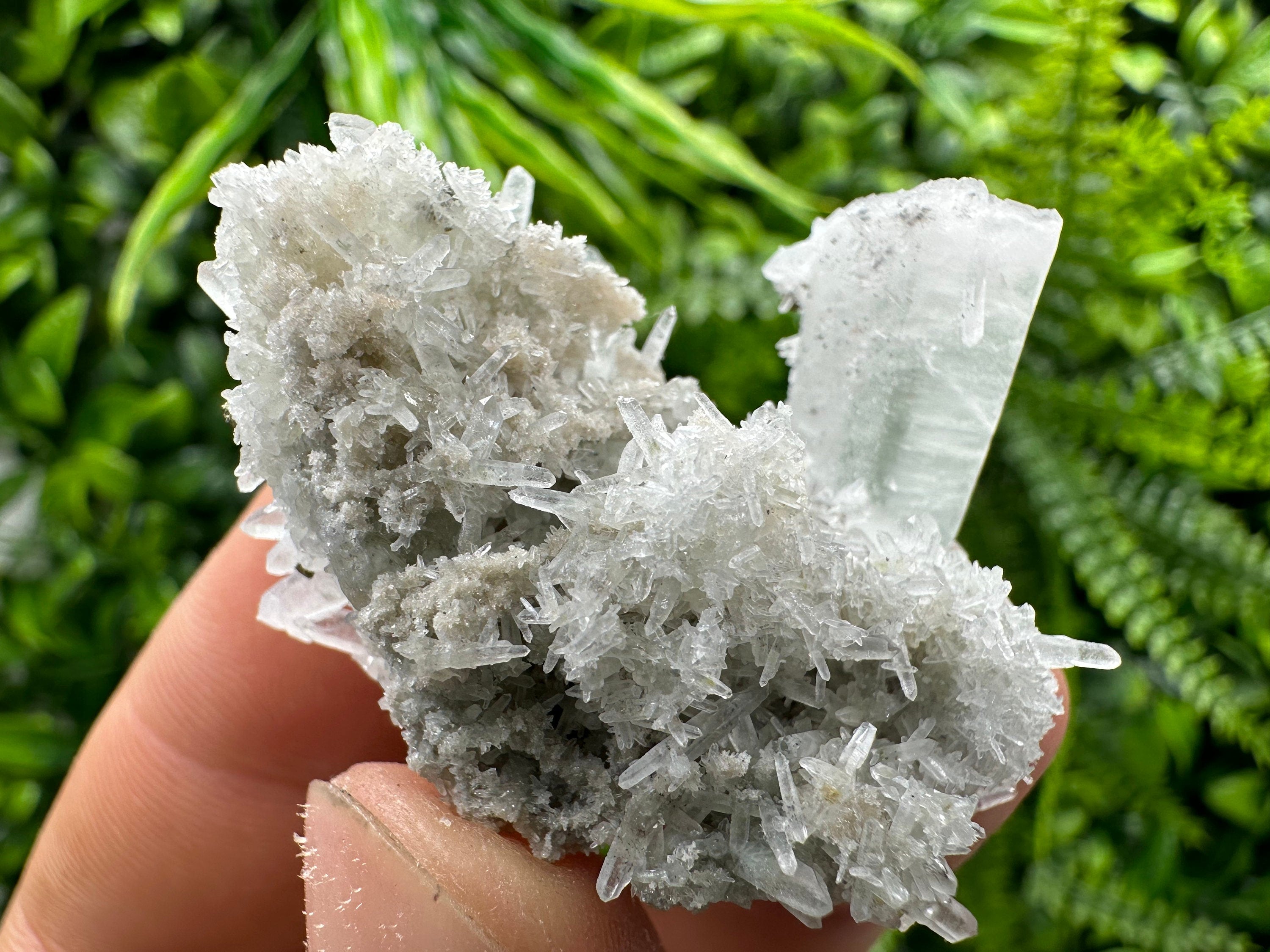 Quartz with Chalcopyrite Mineral Specimen, Crystal Home Decor