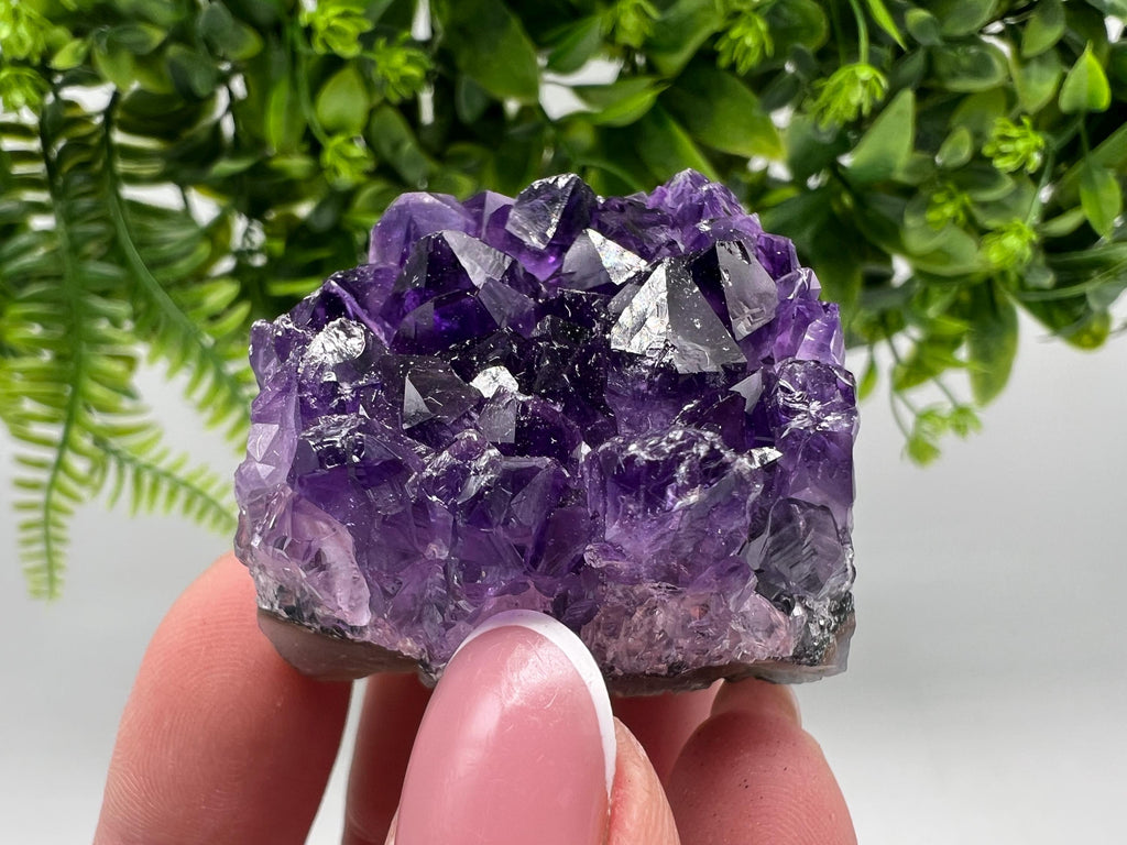 Uruguay Amethyst Crystal: Purple Quartz Home Decor, Energy Stone