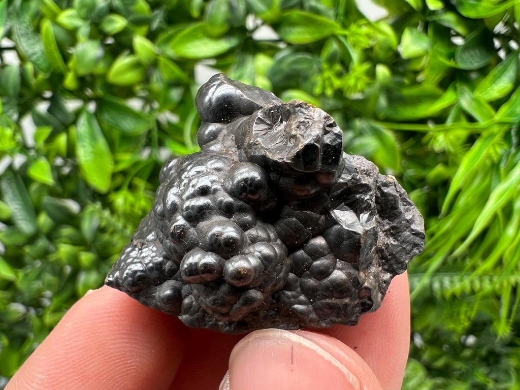 Moroccan Black Botryoidal Hematite Specimen: Chakra Reiki Crystal