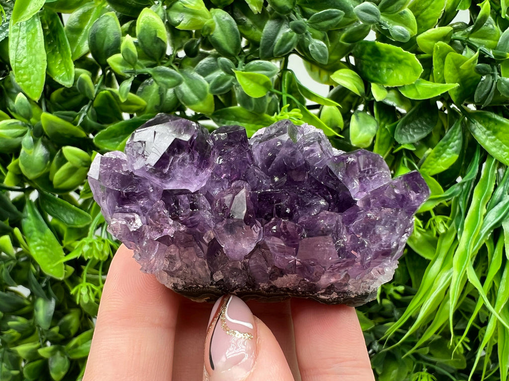 Uruguay Amethyst Crystal: Purple Quartz Home Decor, Energy Stone