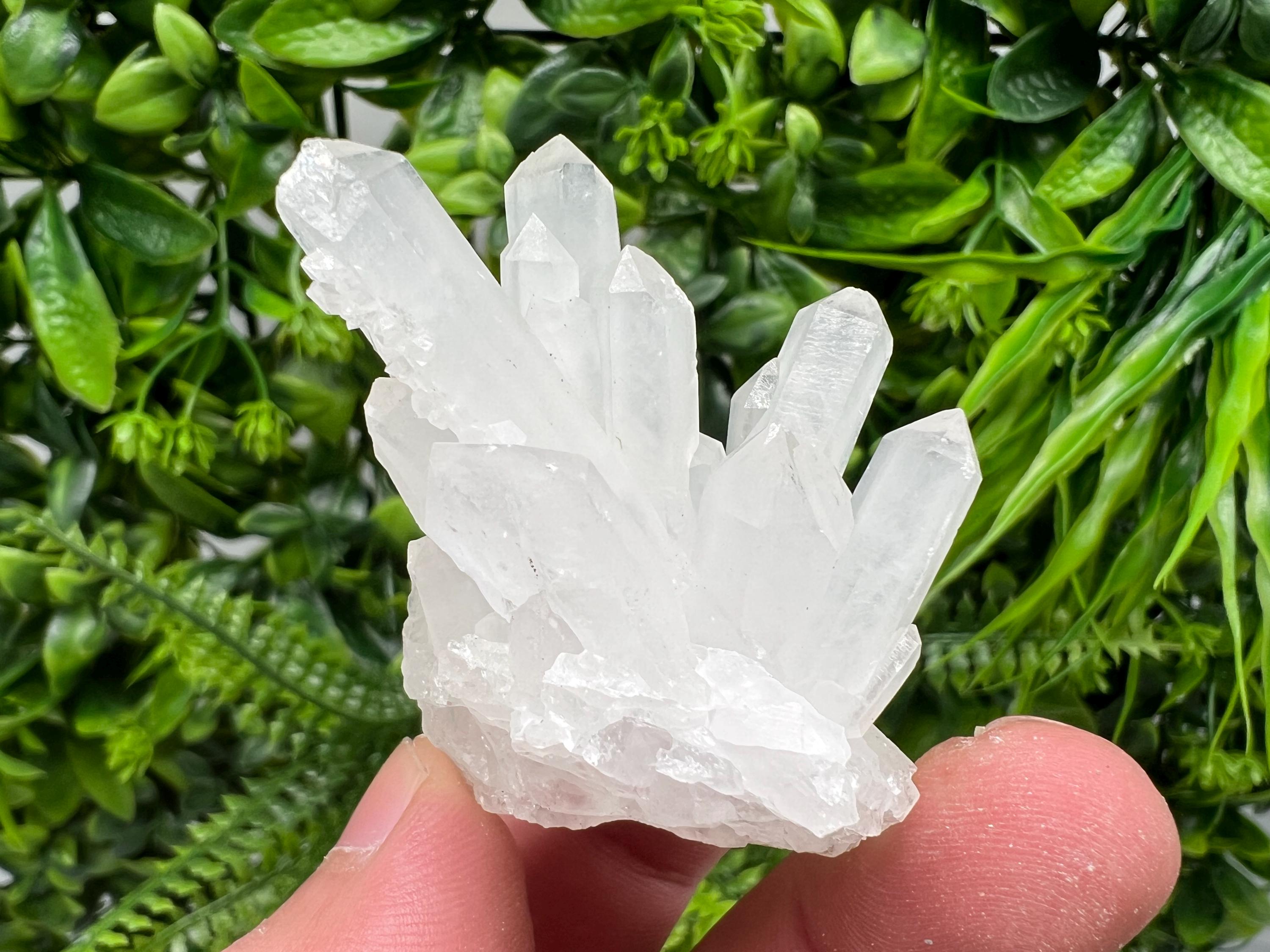 Transparent Quartz Cluster, Djurcovo Mine, Bulgaria, Mineral Specimen