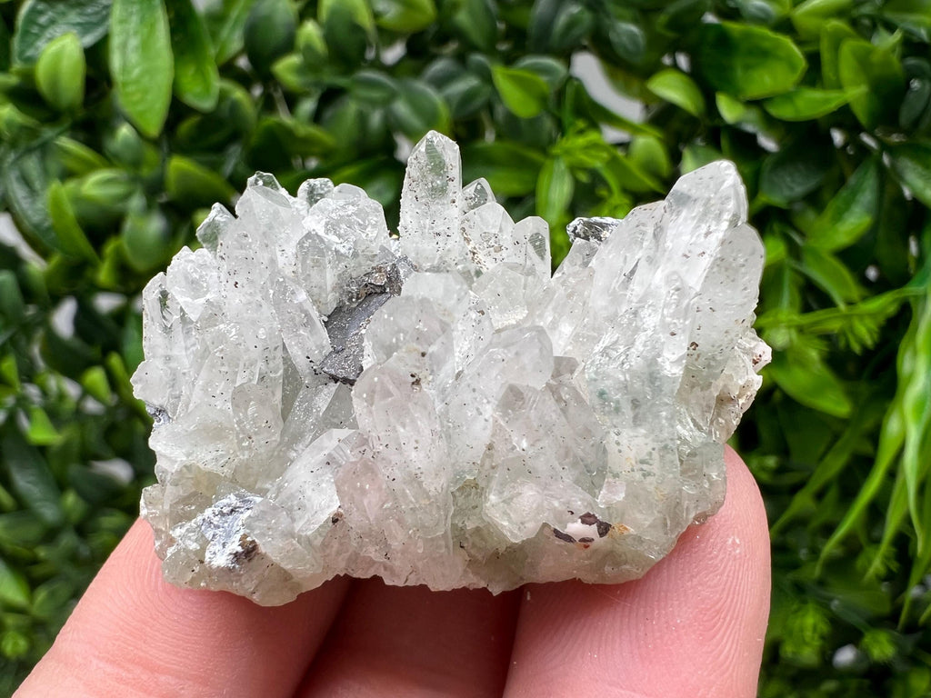 Wonderful Transparent Quartz on Chlorite Matrix,From Borieva mine,Madan,Bulgaria,Quartz,Quartz crystal,mineral specimen,collection quartz