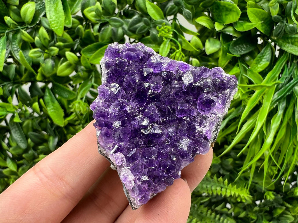 Uruguay Amethyst Crystal: Purple Quartz Home Decor, Energy Stone