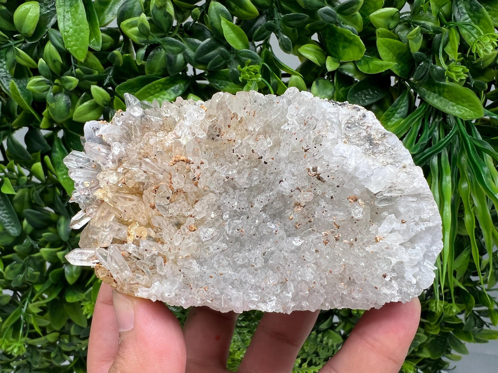 Limonite Quartz Cluster: 9th September Mine, Bulgaria