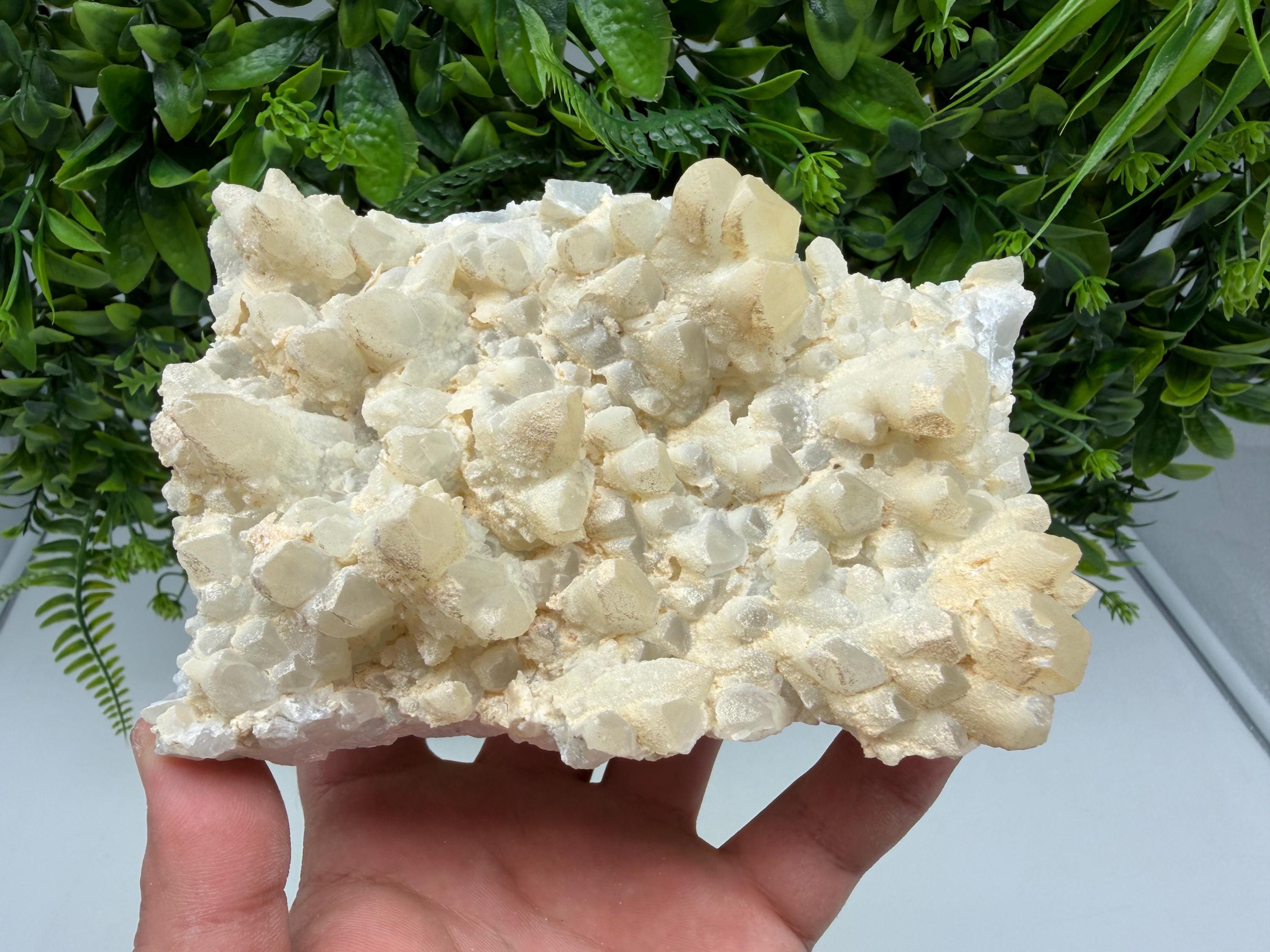 Milky Quartz Calcite Specimen, Borieva Mine Bulgaria, Home Decor Stone