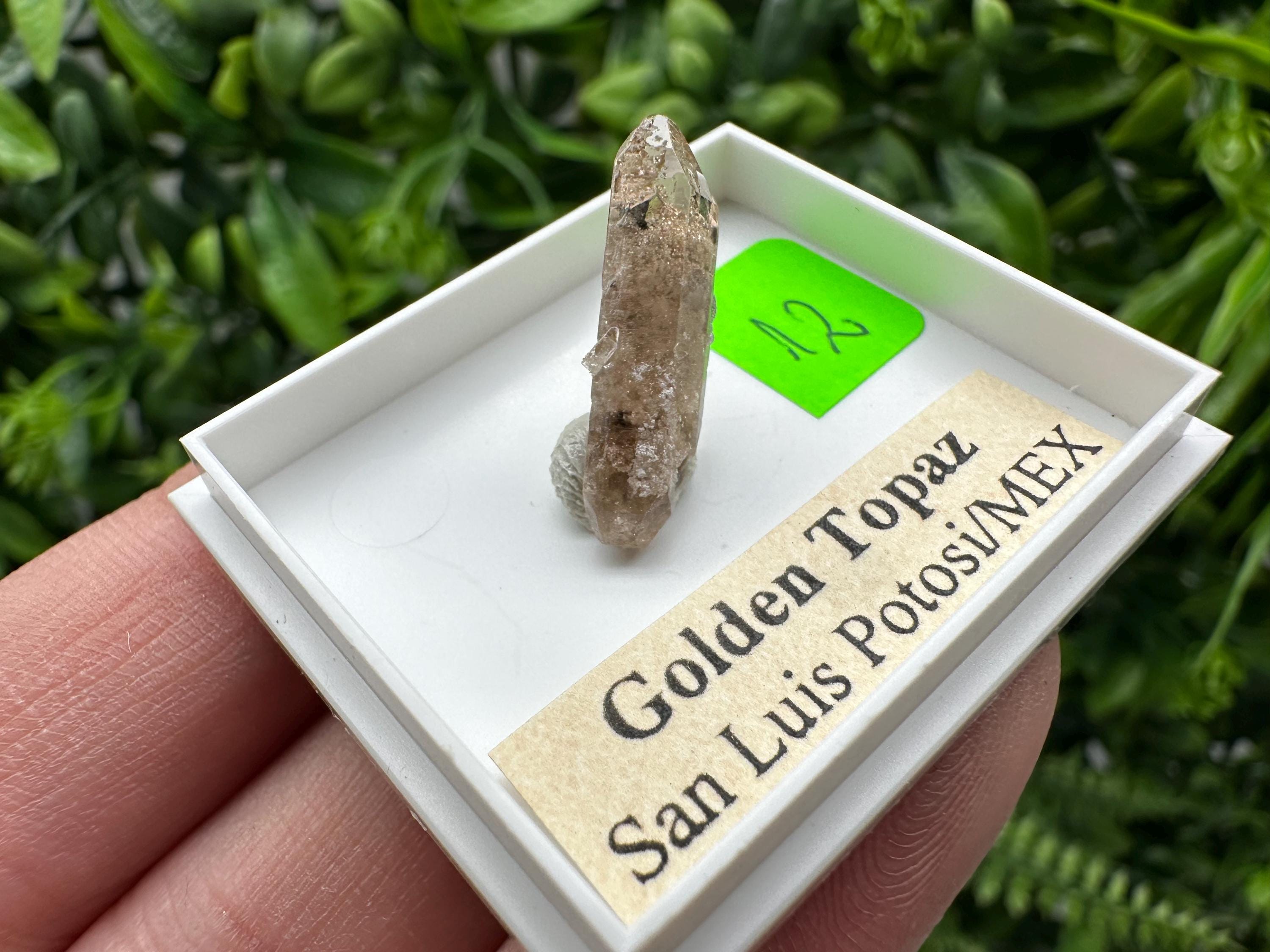 Golden Topaz Crystal, Mineral Specimen from Mexico