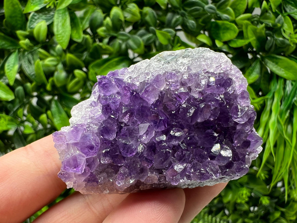 Uruguay Amethyst Crystal: Purple Quartz Phantom - Home Decor