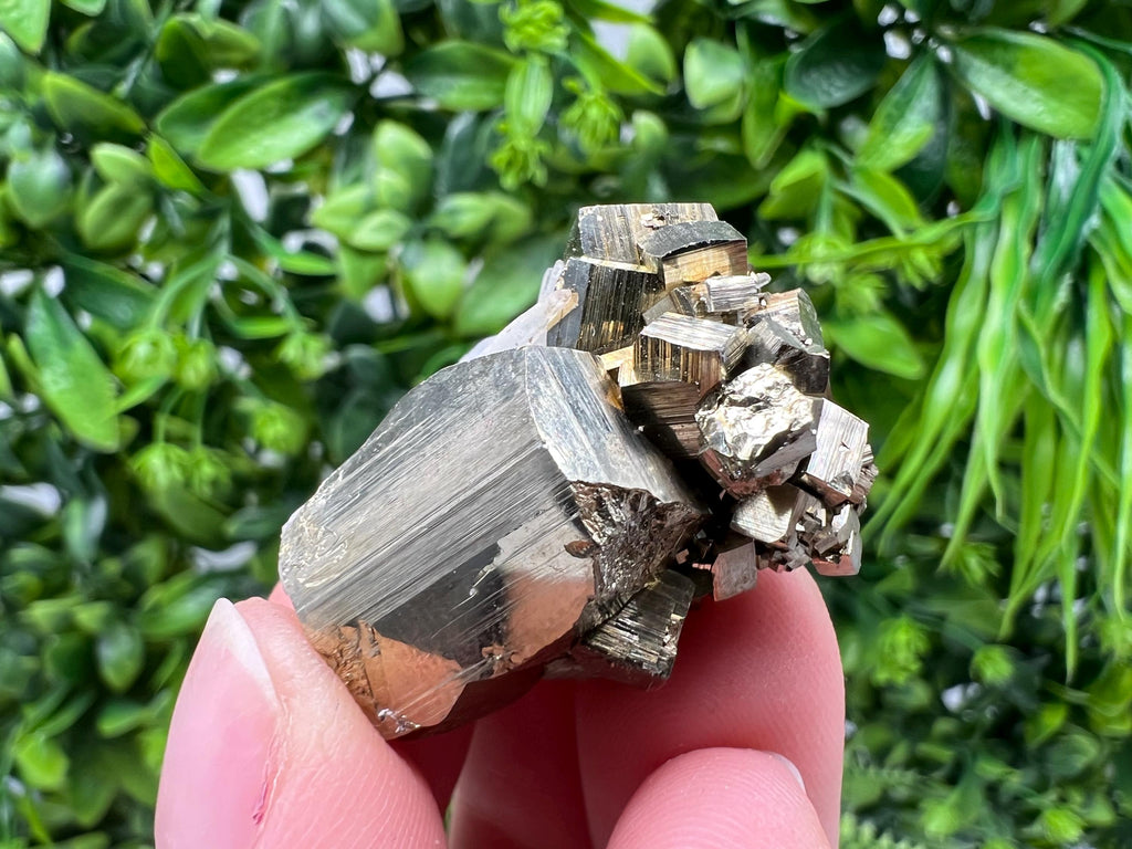 Wonderful Rainbow Pyrite whit Calcite,natural minerals souvenir Crystal,collection stone,rare minerals,home decor,Borieva Bulgaria
