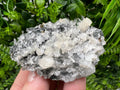 Calcite on Quartz Specimen: Borieva Mine, Madan, Bulgaria