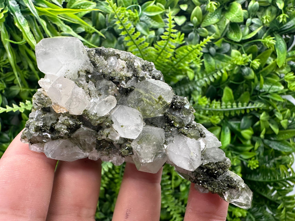 Rainbow Epidote with Quartz, Hakkari Turkey Mineral Specimen