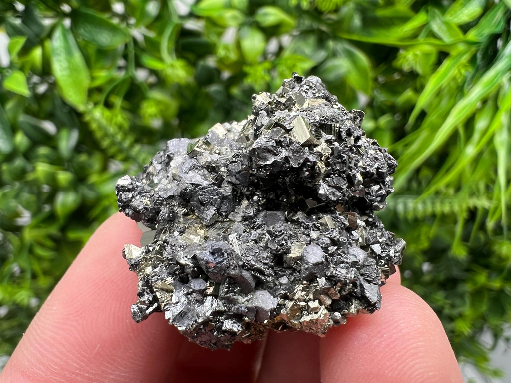 Pyrite Galena Sphalerite Quartz Specimen: Borieva Mine, Bulgaria