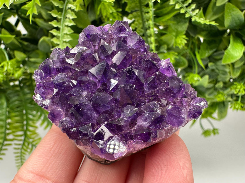 Uruguay Amethyst Crystal: Purple Quartz Home Decor, Energy Stone