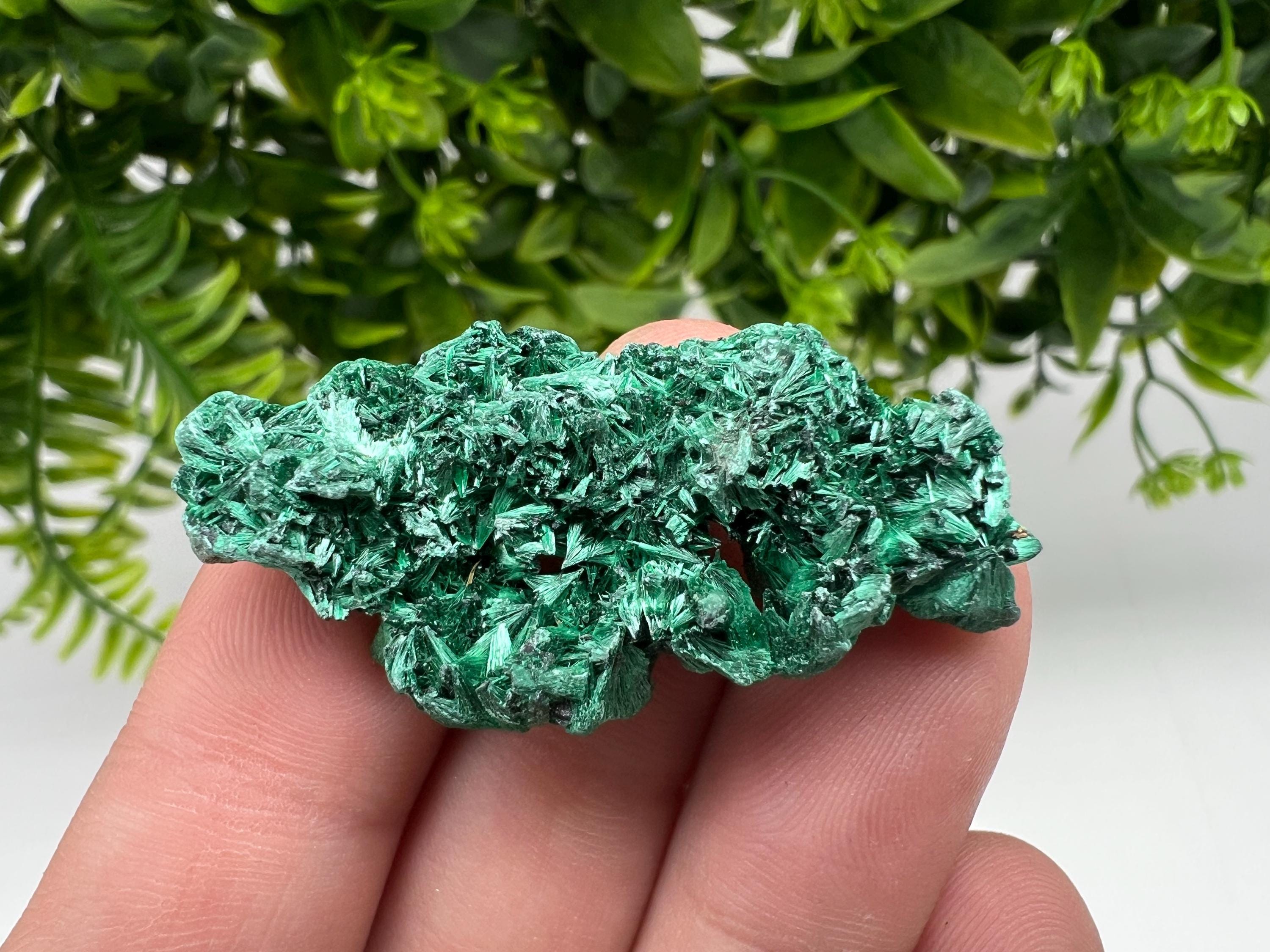 Green Polished Malachite Crystal, Congo Minerals, Chakra Stone