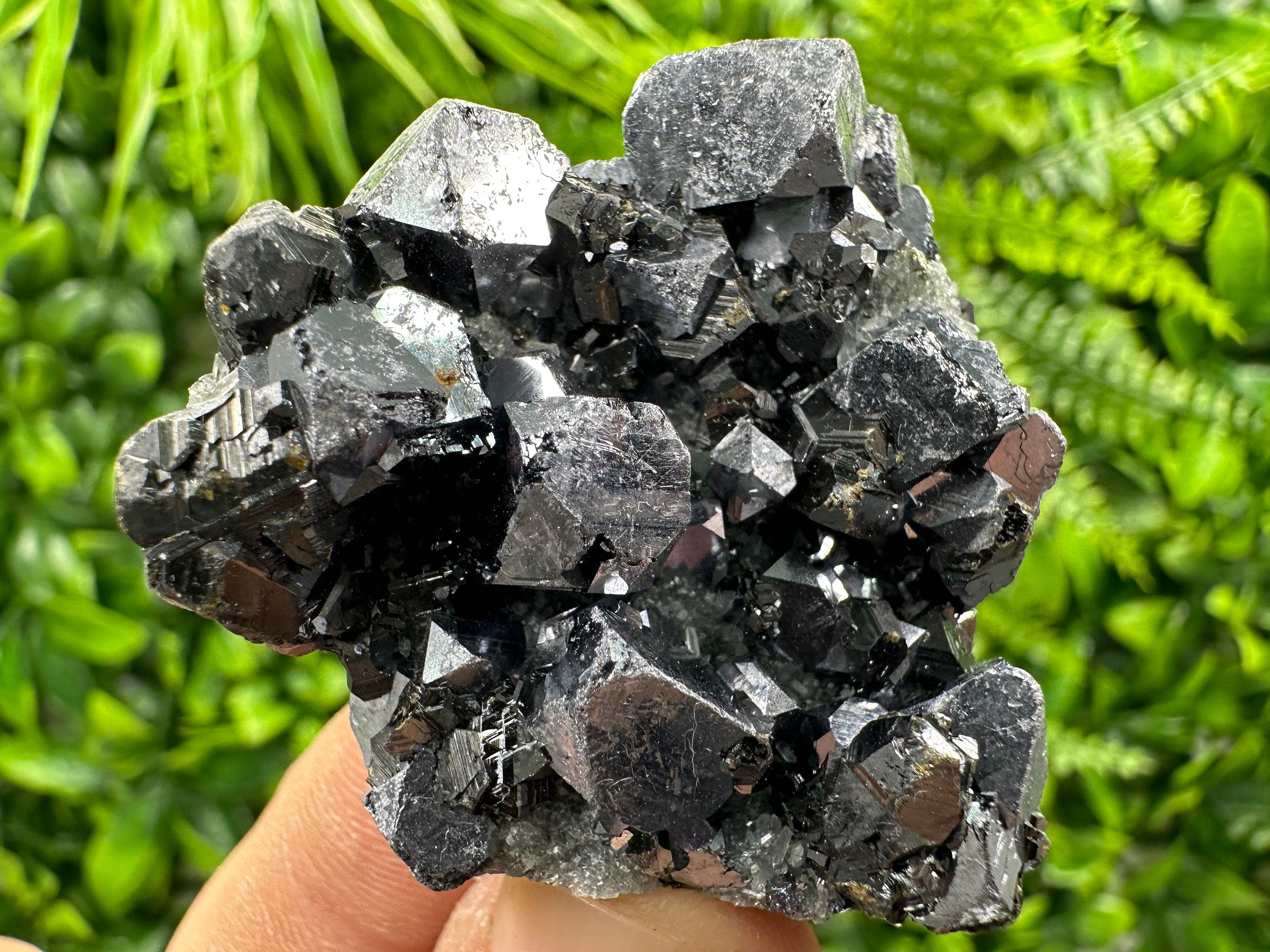 Galena Sphalerite on Quartz, Borieva Mine Mineral Specimen (4/4/2 cm)