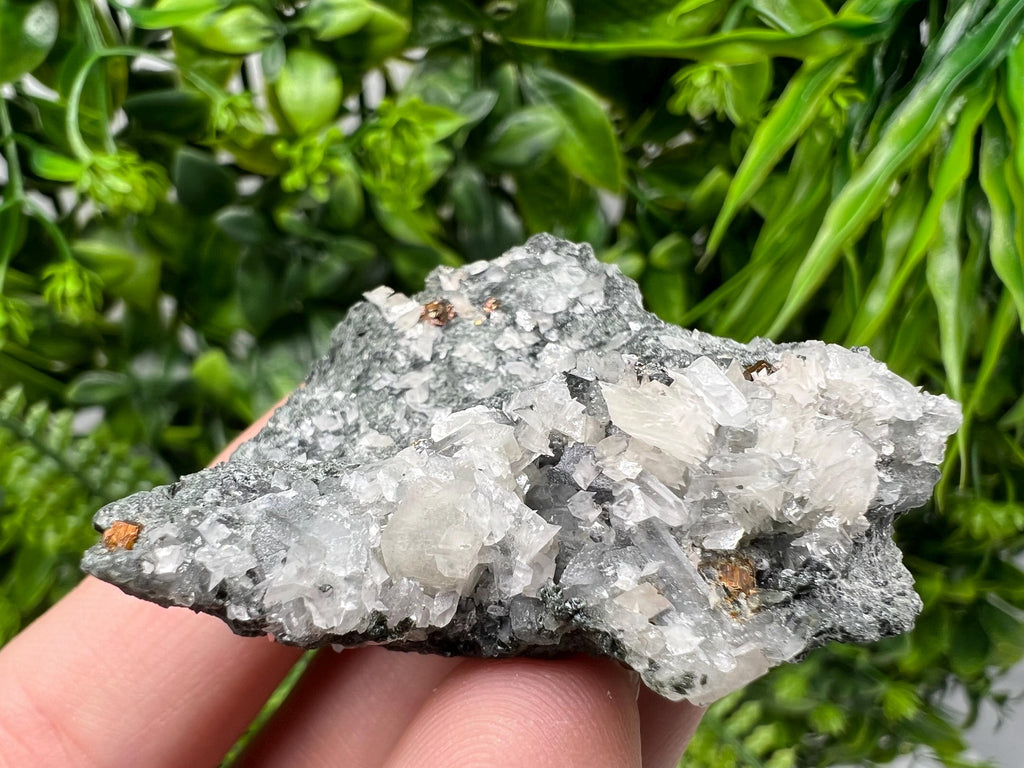 Calcite on Quartz Specimen, Borieva Mine, Madan Bulgaria