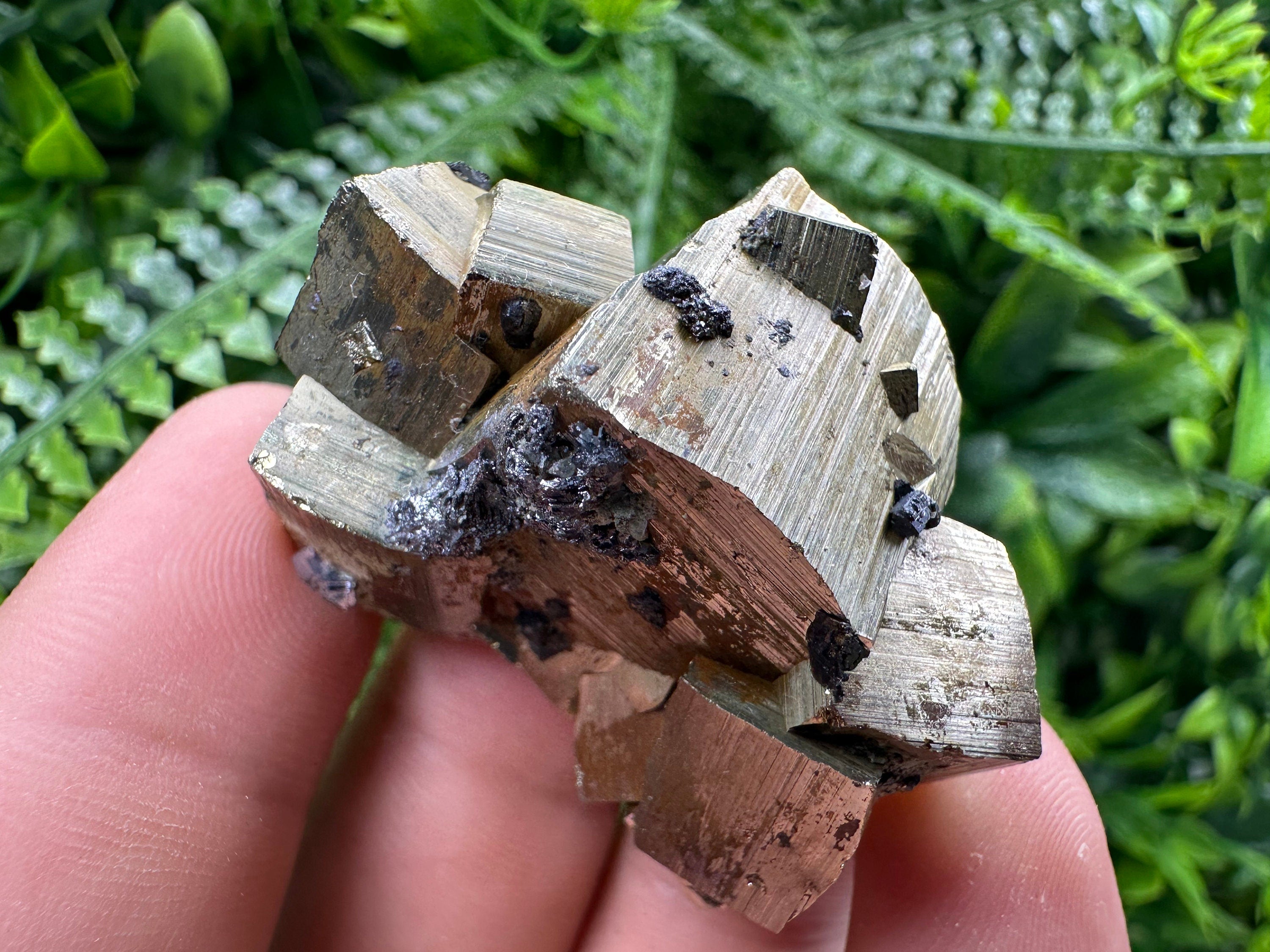 Natural Pyrite Crystal: Shiny Fool's Gold Mineral Souvenir