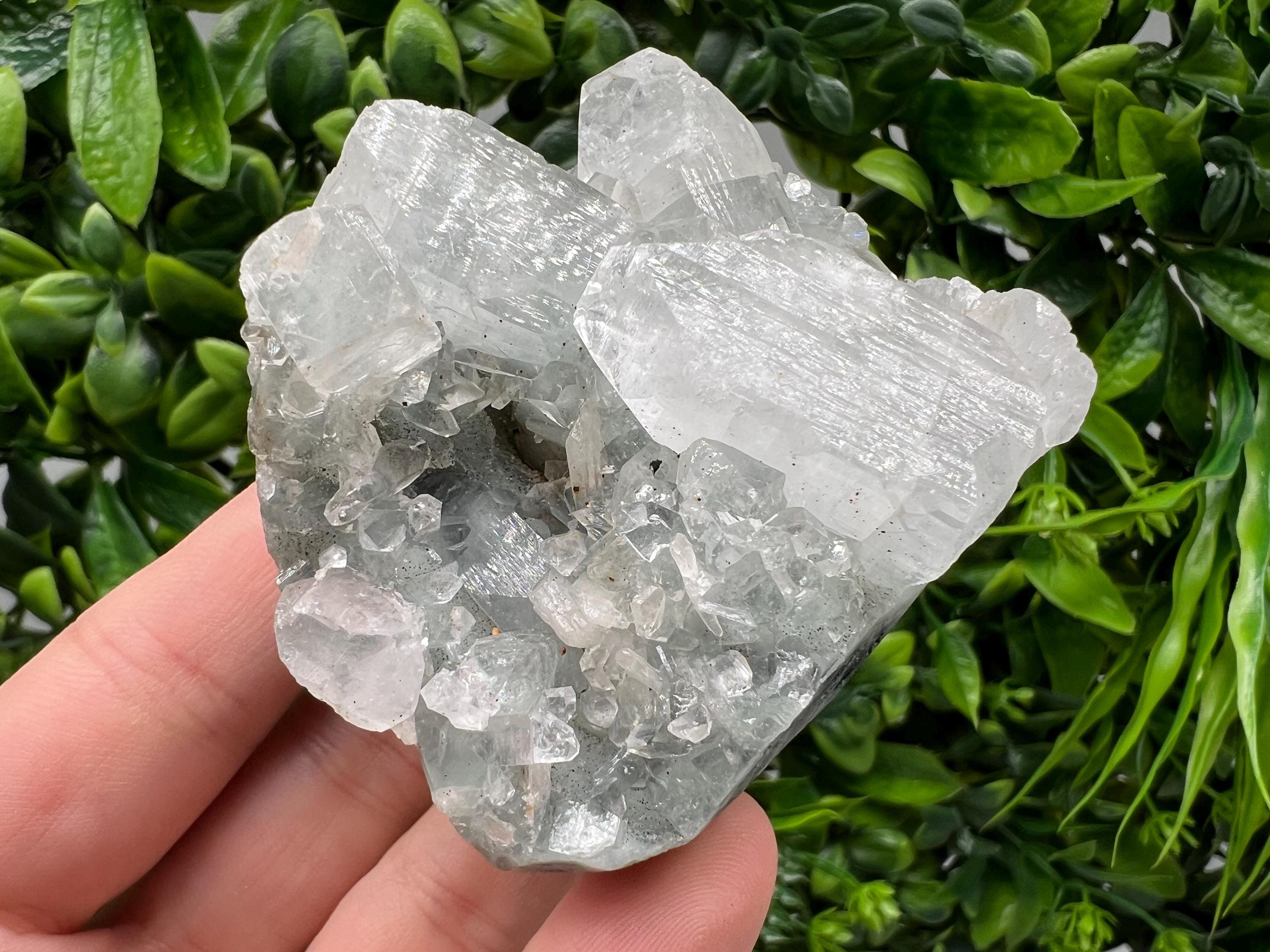 STUNNING Transparent Apophyllite on Chalcedony,natural, collection minerals specimen,India Minerals,Crystal, Stone Mineral Specimens India