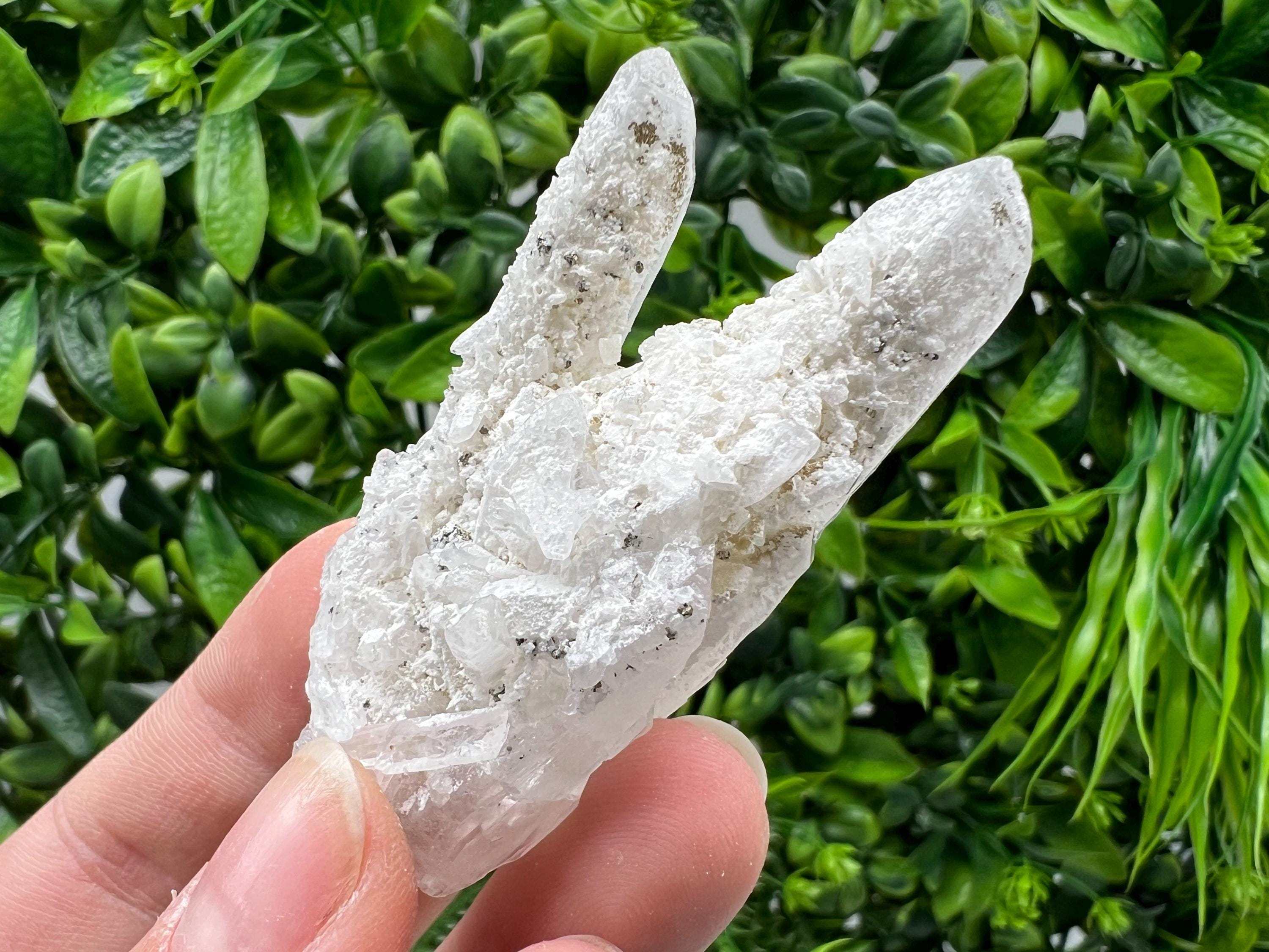 Transparent Quartz with Pyrite, Krushev Dol Mine Crystal, Bulgaria
