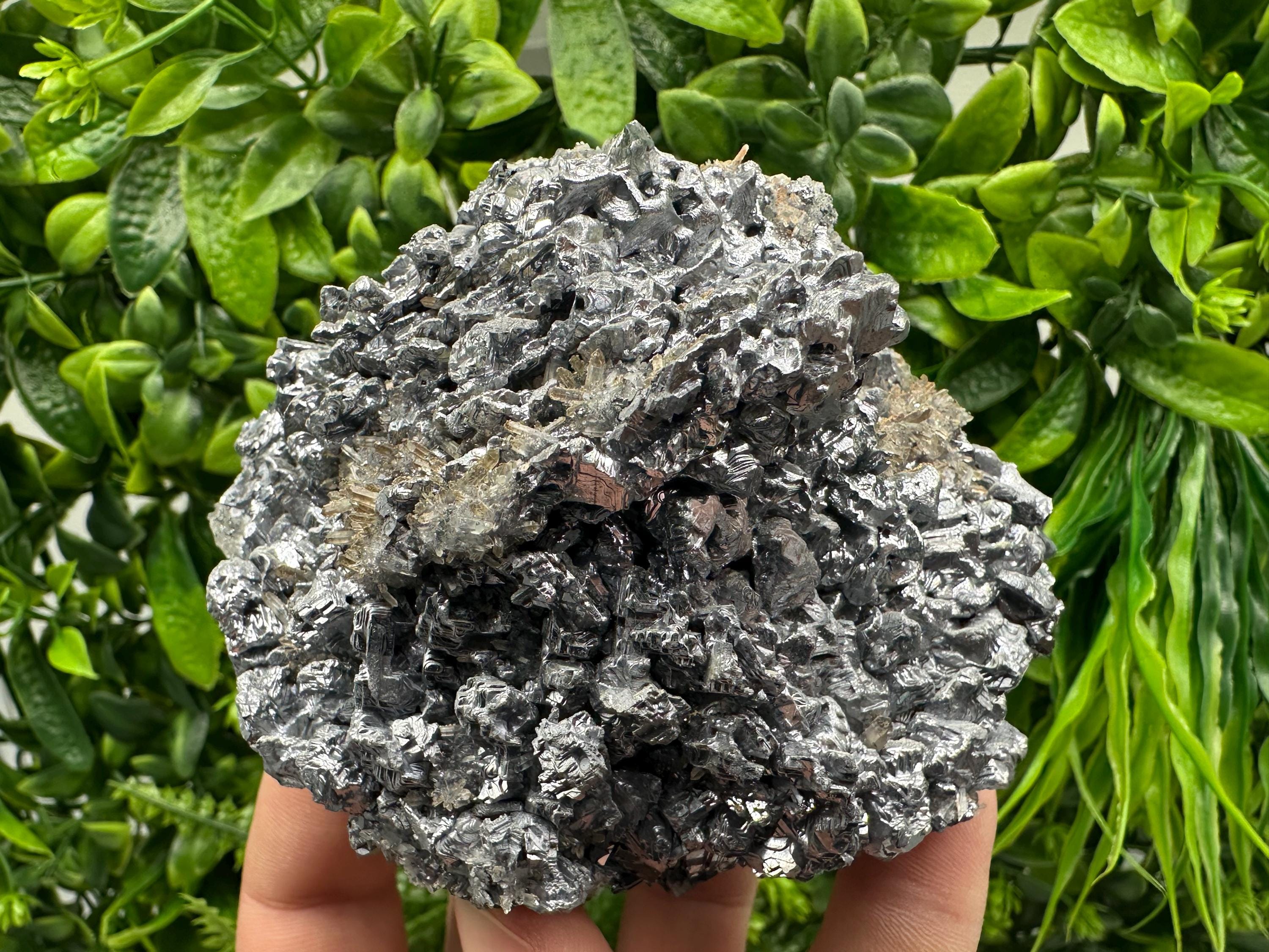 Rare Galena Cluster with Quartz - Krushev dol Mine, Bulgaria