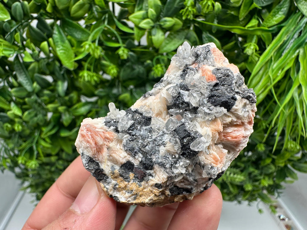 Wonderful Baryte with Cerussite on Galena from Morocco,Crystal, Mineral,Specimen,Cluster,Crystals,Barite Crystal,Cerussite Crystal,Specimen