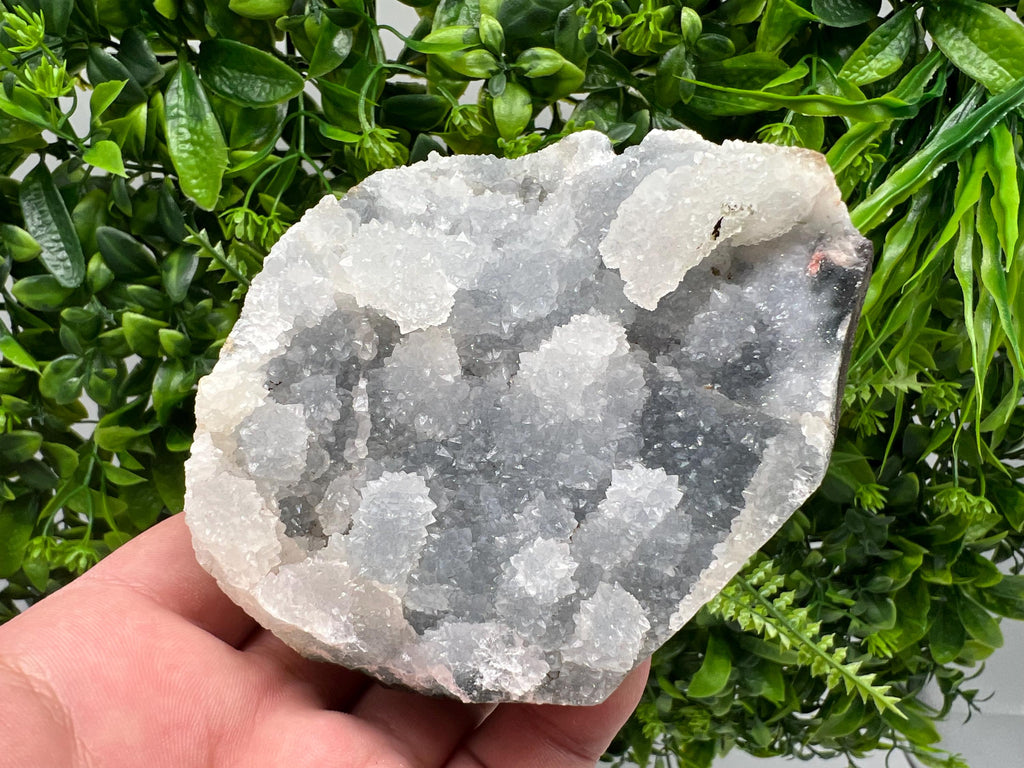 Natural Chalcedony Specimen: India Crystal Mineral, Home Decor