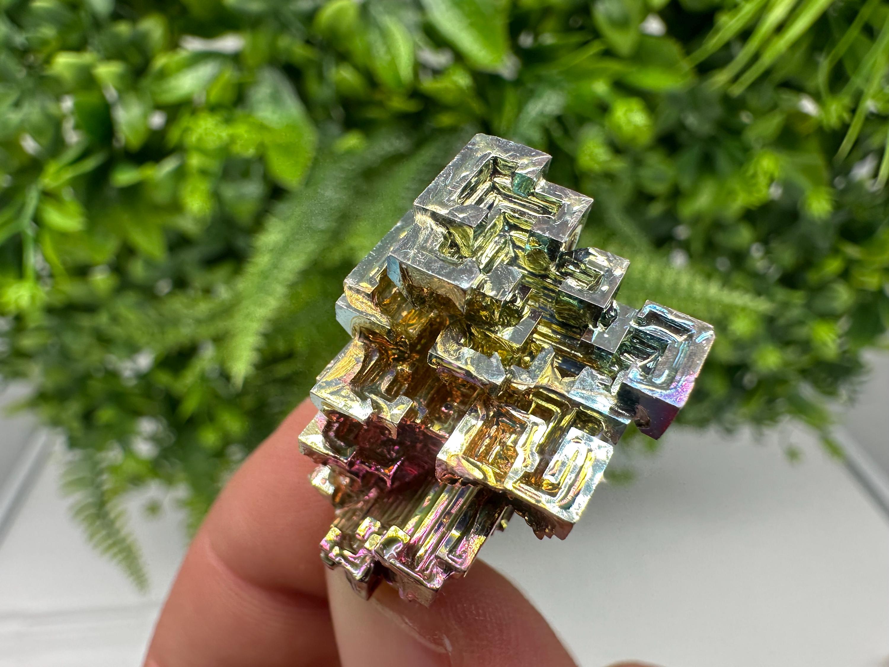 Rainbow Bismuth Crystal: Rare Gemstone Specimen,wholesale Bismuth