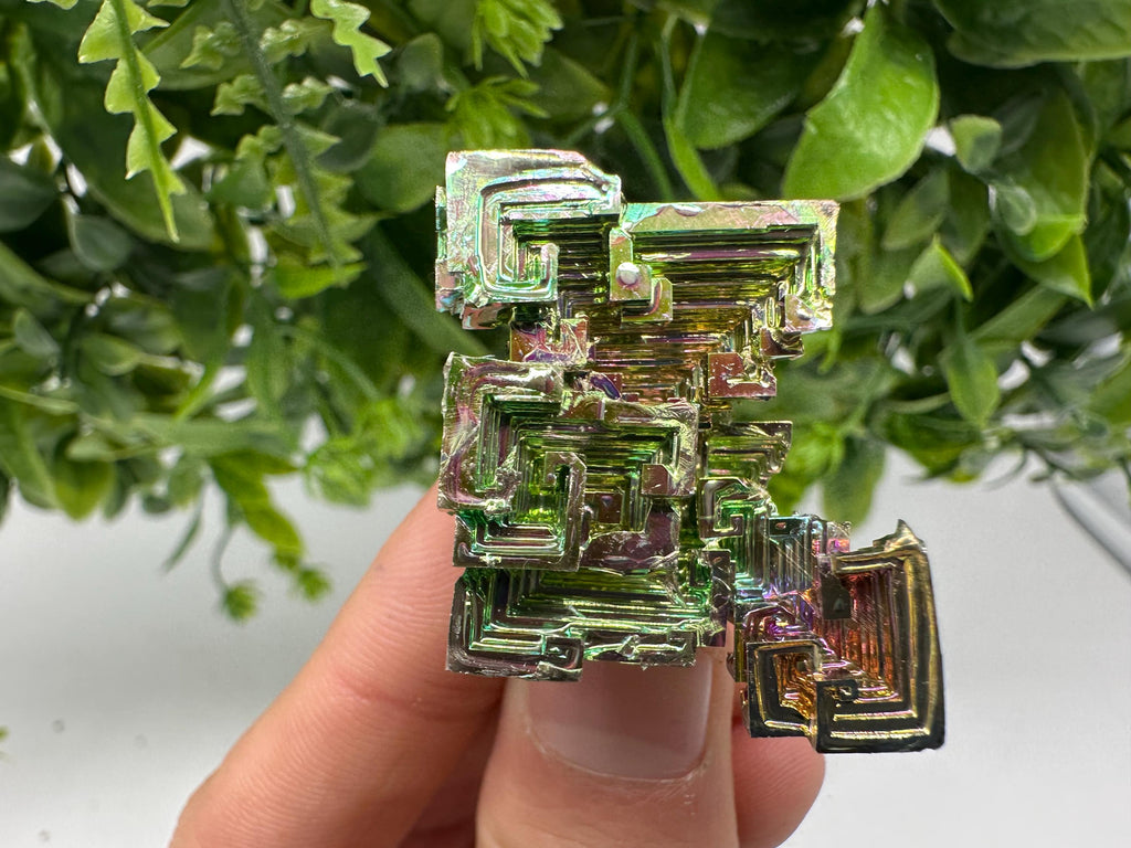 Rainbow Bismuth Crystal: Rare Gemstone Specimen,wholesale Bismuth