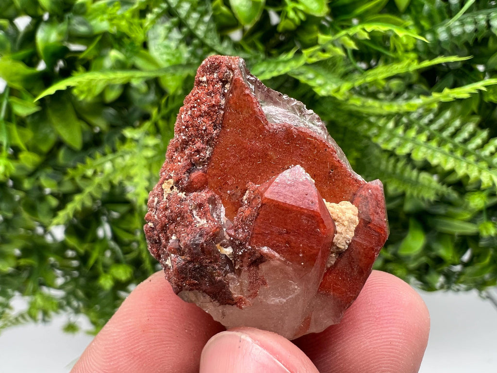 Stunning Red,Hematite Quartz,phantoms Red Quartz from Morocco,natural mineral specimen,collection crystal,collected Quartz,rare red Quartz
