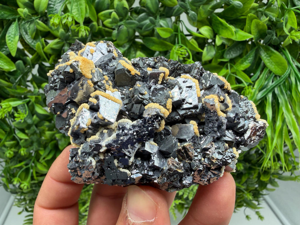 Amazing Galena spinel law on Quartz whit Siderite,from Krushev dol mine,Bulgaria,natural,collection mineral specimen,home decor crystal,souv