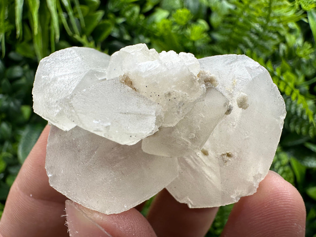White Calcite on Matrix: Madan Bulgaria Crystal Mineral