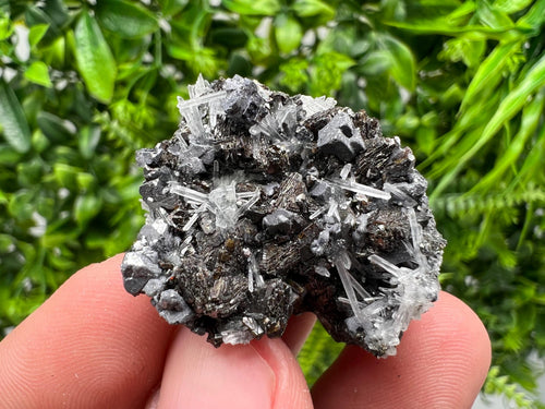 Calcite Sphalerite Galena on Quartz, Borieva Mine Mineral Specimen