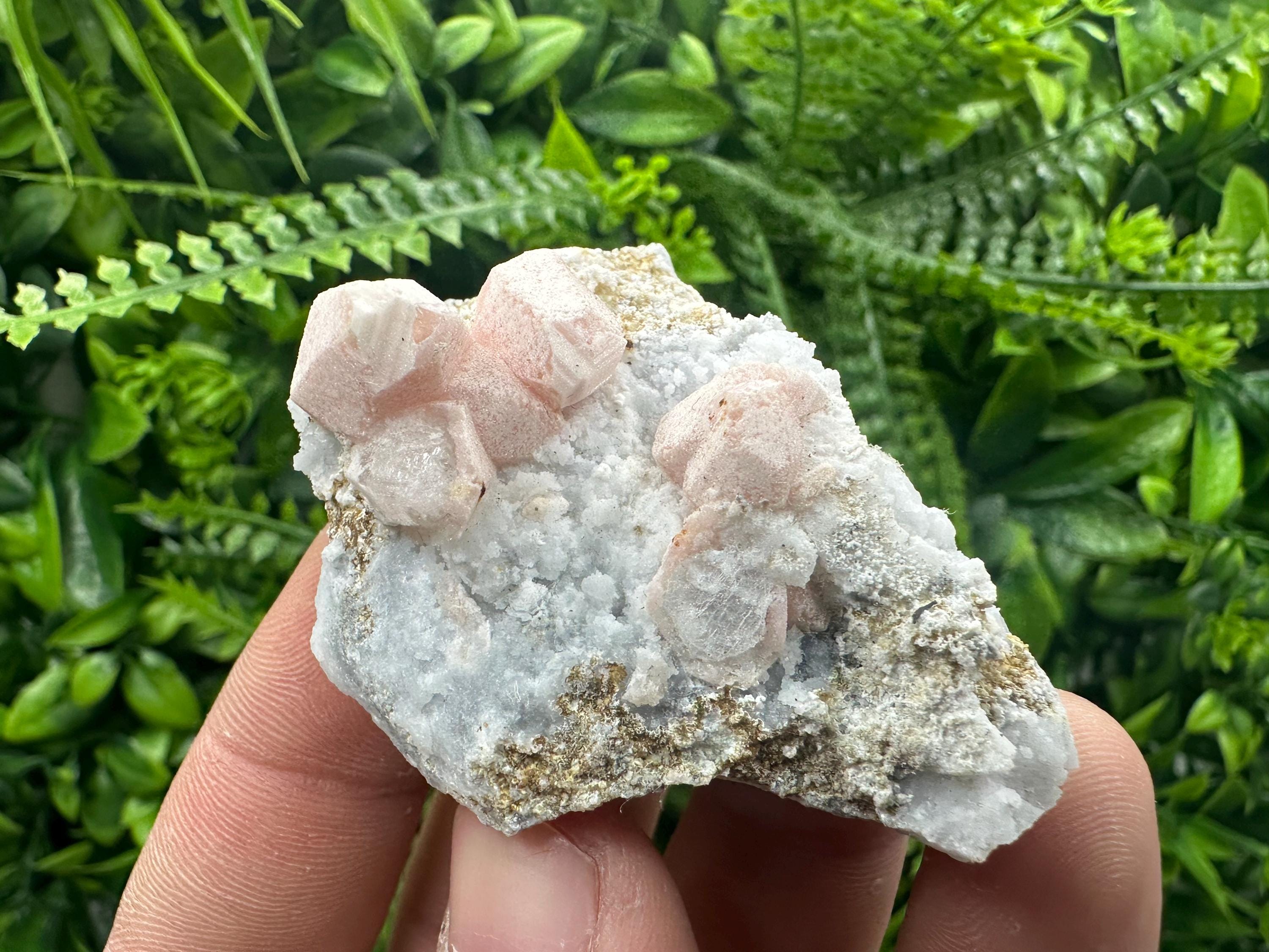 Mangano Calcite on Marcasite with Barite, Bulgaria Mineral Specimen