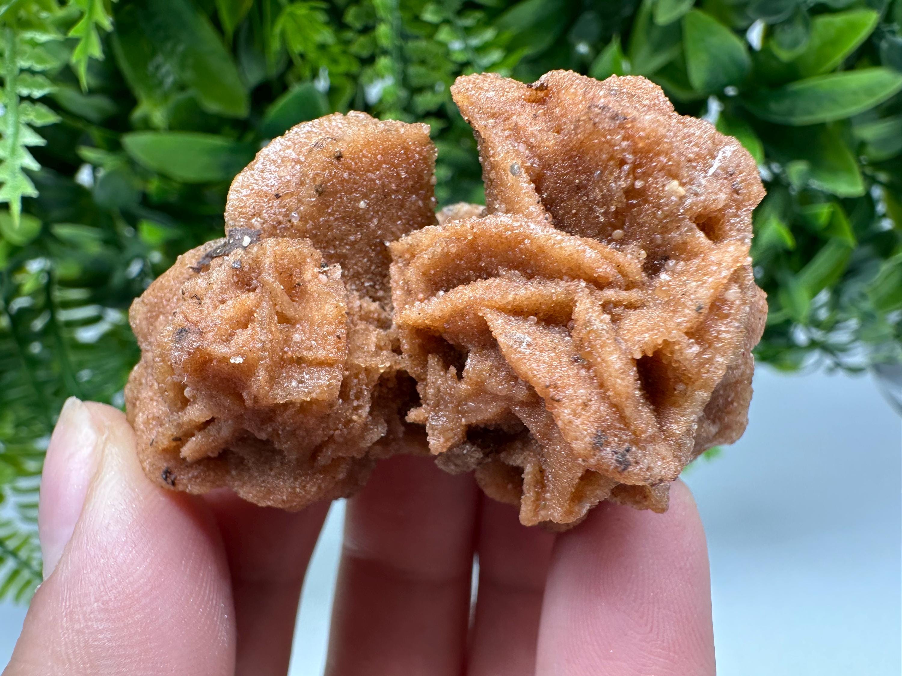 Natural Desert Rose Crystal - Root Chakra Healing Selenite Brown Stone - Vitality & Creativity Boost - Spiritual Gift for Home Decor,mineral